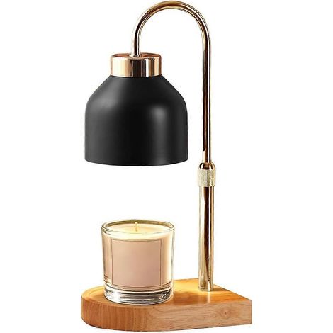 Kerzenwärmerlampe mit Dimmer, Wohnaccessoires, Wachswärmer für Glaskerzen, höhenverstellbar, 2 Leuchtmittel, US-Stecker (1/5)