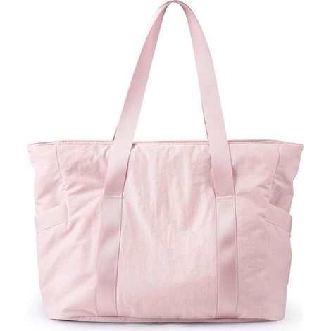 Sac cabas femme avec fermeture éclair - Sac bandoulière 15 pouces, sac pour ordinateur portable et sac d'école - Sac de courses week-end, sac d'épicerie et sac de plage - Idéal pour les voyages et le (1/4)
