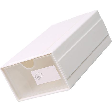 Organisateur de tiroir de bureau empilable anti-poussière, maquillage de grande capacité pour fournitures de bureau et d'école cosmétiques (1/5)