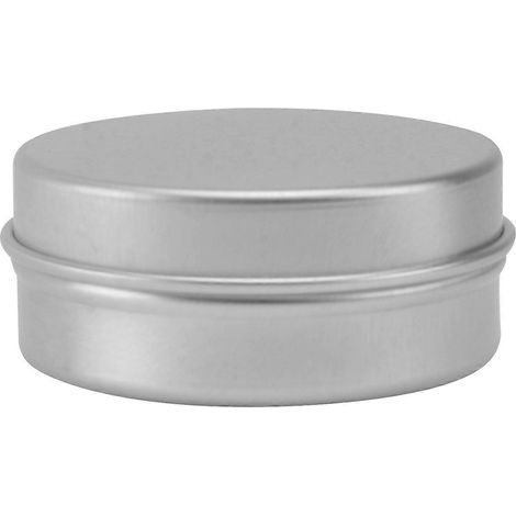 15-ml-Probenbox aus Aluminium mit Gewinde, Reisefläschchen, Kosmetikbehälter, leerer Cremetiegel mit Deckel für Make-up-Salbe – 4,00 x 4,00 x 1,70 cm (1/4)