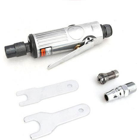 Kit d'outils pour meuleuse pneumatique, ponceuse droite, ponceuse rotative, outil rotatif pour le polissage et la gravure (1/4)