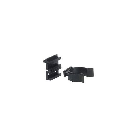 Clips sur platine - Décor : Noir - Ecartement : 24 mm - VOLPATO (1/3)
