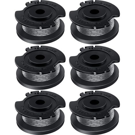 Packung mit 6 Ersatzspulen und -fäden für Bosch Easy Grass Cut 18V 23 26 18 Rasenmäher F016800569 (1/5)