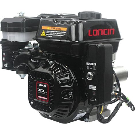 7 HP LONCIN G210 FDL Avv. Elettrico Motore Benzina Albero Conico 23 mm