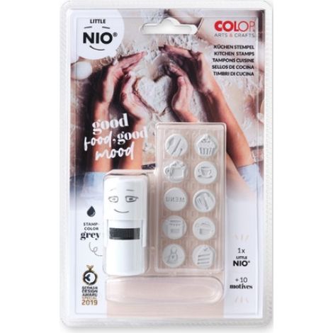 Blister de 10 petites impressions nio sur le thème de la cuisine colop nil008