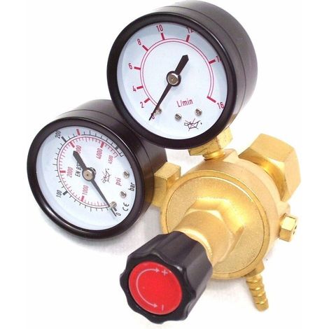 MINI Druckminderer Argon CO2 MIG MAG WIG Schutzgas Schweißgas Druckregler Manome (1/3)