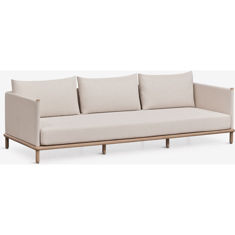 SKLUM 3-Sitzer-Sofa aus Akazienholz Olivia              Helles Akazienbraun                     