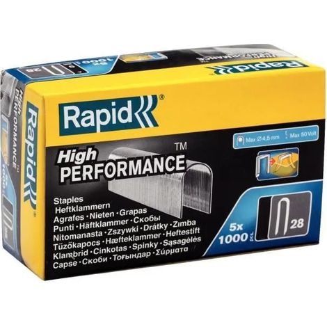 Agrafes Rapid 11 mm 5000 pcs . TYPE 28 (1/3)