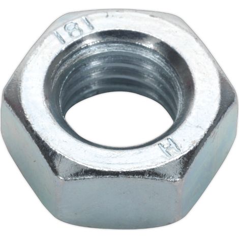 Sealey Steel Nut DIN 934 - M14 Zinc Pack of 25 SN14