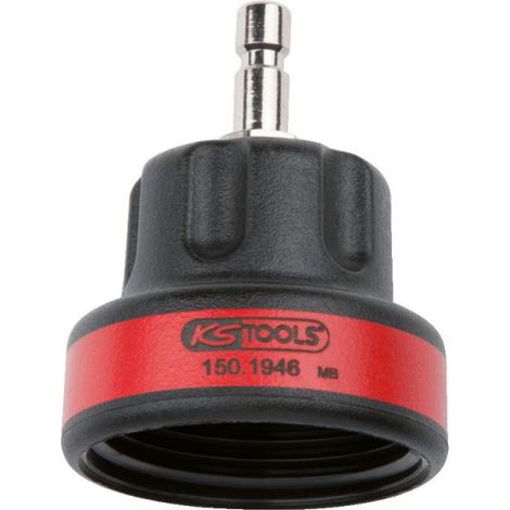 KS Tools Kühlsystem-Adapter M45 x 3,0, rot - 150.1946