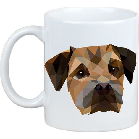 Tazza Border Terrier con foto e scritta cane geometrico Art-Dog (1/5)