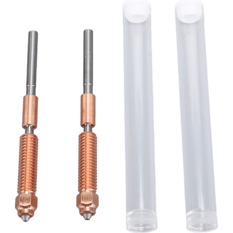 Buse d'imprimante 3D 2 pièces 0.6mm 600 mm/s double jeu de métaux pour Ender 3 V3 Plus K1C (1/5)