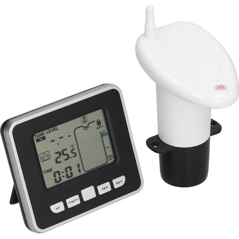 Ultraschall-Wasserstandsmesser mit Digitalanzeige, Tanktiefensensor, Füllstandsüberwachungssystem (1/5)