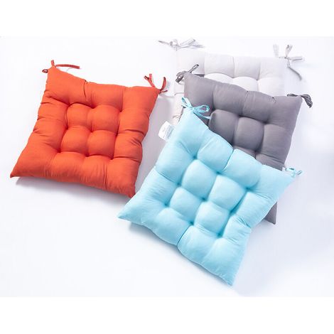 Lot de 4pcs Galette de Chaise- taille 40x40cm- Qualité exceptionnelle-Doux au Toucher et élégant