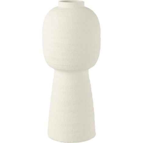 Vase Lanterne Déco "Russel" 50cm Blanc (1/2)