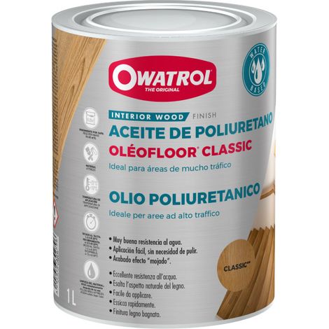 Acabado aceite base agua de alto rendimiento Owatrol OLÉOFLOOR® CLASSIC  1 litro