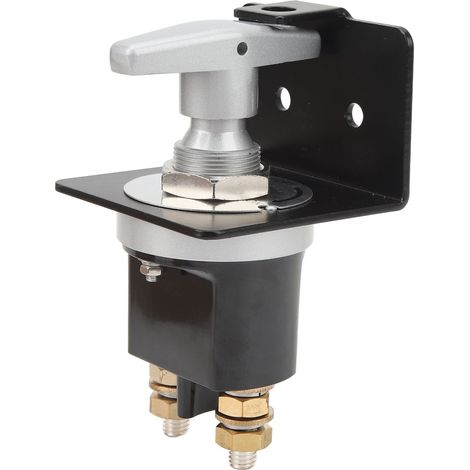 Interrupteur coupe-batterie 12 V à 48 V avec plaque de verrouillage (remplace la référence 20247) pour voitures, camping-cars et bateaux (1/5)