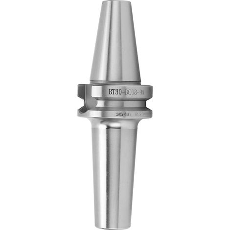 Mandrin de serrage CNC BT30-DC08-90, type à tirage arrière, en acier 20CrMnTi, dureté HRC48-52, pour fraisage et perçage précis (1/5)