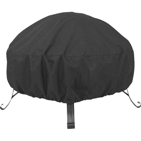 Funda rectangular para barbacoa, de tela Oxford, resistente al polvo y ajustable, ideal para jardín, camping y barbacoas familiares al aire libre, color negro. (1/5)