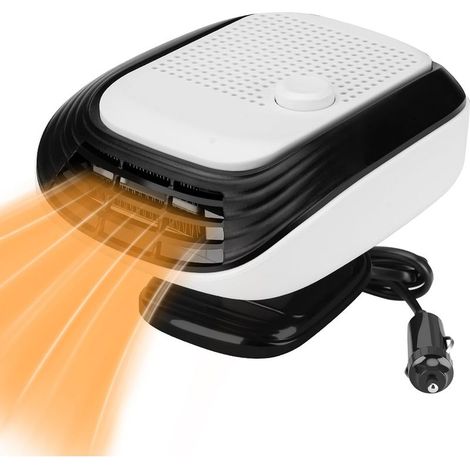 Chauffage de voiture 24V 150W, Voiture Chauffage De Ventilateur Voiture Portable 2 en 1,Chauffage soufflant pour voiture avec base rotative à 360 (1/5)