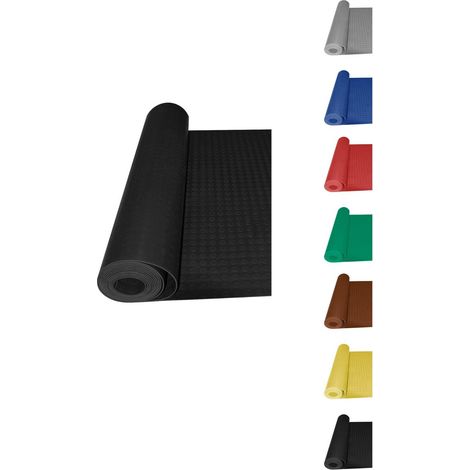 Suelo de caucho círculos 3mm Pavimento de círculos Alta Resistencia Industrial Talleres y Garajes COLORFULL