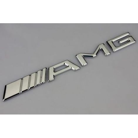 Chrome Black Series AMG Emblemaufkleber für den Kofferraum aller Mercedes AMG Modelle (1/4)