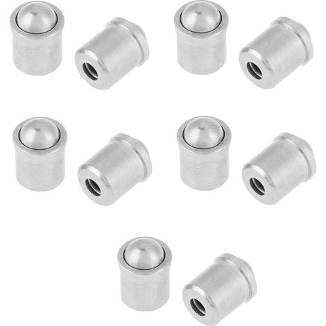 Lot de 10 ressorts à bille à pression en acier inoxydable 304, corps 6x7mm, accessoires et kit d'outils (1/5)