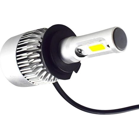 Ampoule de Phare LED H7 Remplacement Étanche Blanc en Aluminium (1/5)