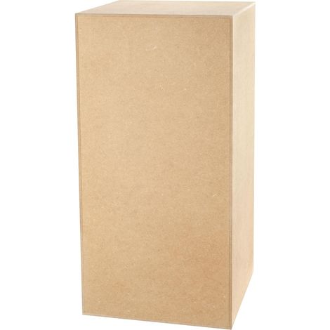 colonne décorative mdf 80x40x40 cm support plante socle décoratif salon moderne (1/5)
