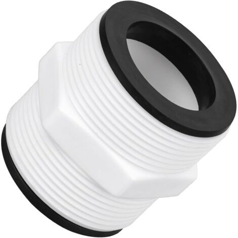 2 pièce Raccord de Tuyau de Piscine Compatible avec Intex et Coleman, 38 mm Adaptateur Tuyau Piscine Hors Sol avec 4 Joints Accessoires Remplacement pour Pompes Filtration et Systèmes au Sel (1/5)