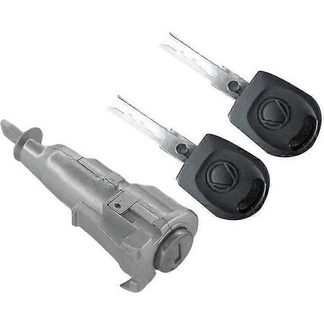 Cilindro de cerradura de puerta izquierda del conductor 1Z0837167C 6Y0898167E para Skoda Octavia 2005-2008