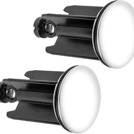 Bouchon Bonde Lavabo,2 PCS Premium Bouchon Evier Universel Bouchon d Evier, Inoxydable et Anti-Calcaire, pour Lavabo Bidet, Salle de Bain (40mm) (1/5)