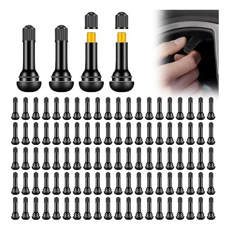 TR413 Rubber Tire Valve Universal Snap-in Tire Valve for Most Cars and Motorcycles 45mm (1/5)