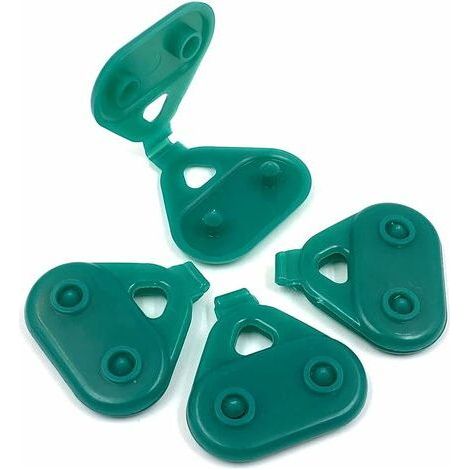 Lot de 20 pinces Ă linge pour serre - Clips de fixation anti-oiseaux - Boucles fixes (1/4)