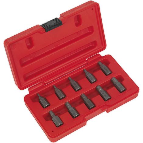 Sealey Multi-Spline Screw Extractor Set 10pc AK8181