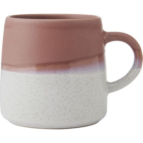 Mikasa - Reaktive Emaille-Tasse (400 ml), rosa