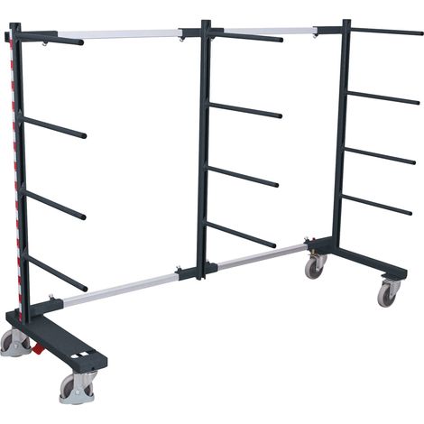 VARIOfit Tragarmwagen einseitig RAL 7016 (1/3)