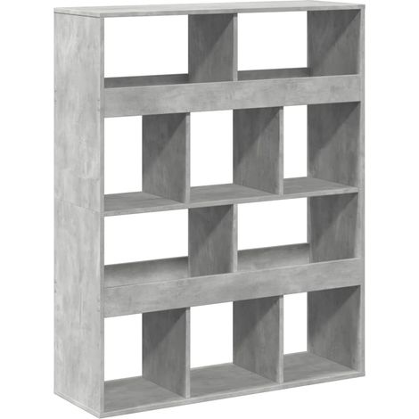 Maison Exclusive - Libreria Grigio Cemento 100x33x125,5 cm in Legno Multistrato