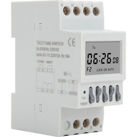 Programmable Timer TM626 for Din Rail Power Control Switch (1/5)