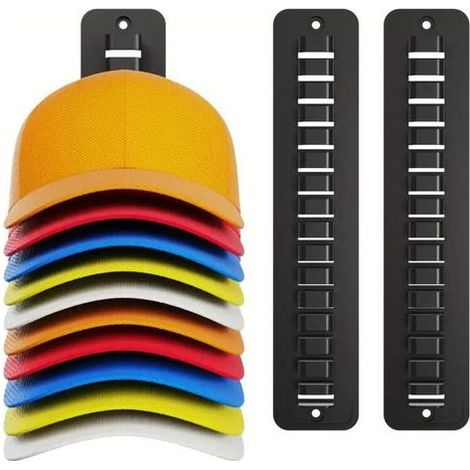Solutions De Rangement Pour Chapeaux, Organisateur De Casquettes De Baseball, Support Mural Pour Chapeaux, Rangement Pour Chapeaux Dans Un Placard, Cintre Pour Chapeaux Multifonctionne (1/4)