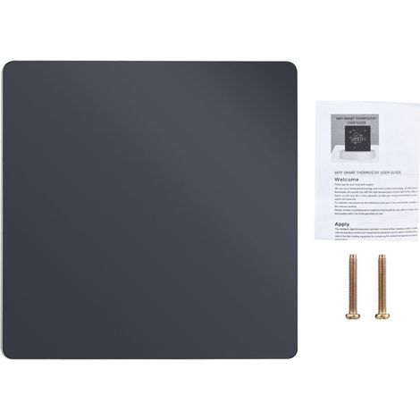 Crezuo 2-in-1-Thermostat für Heizkessel und Warmwasser, intelligenter Heizungsregler, programmierbar mit 4-stufiger Hintergrundbeleuchtung, ohne WLAN (1/4)