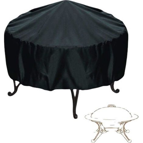 Telo di copertura per barbecue, copertura protettiva per barbecue, 120 x 75 cm, copertura impermeabile per barbecue, accessorio per barbecue, barbecue rotondo, copertura universale per barbecue (1/5)