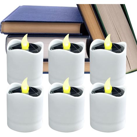 Bougies Solaires Thé - Décoration Lumineuse Réutilisable Avec Capteur - (1/5)