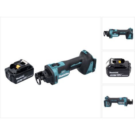 Makita DCO 181 G1 Fresa rotante a batteria 18 V 32000 rpm brushless + 1x batteria ricaricabile 6.0 Ah - senza caricatore