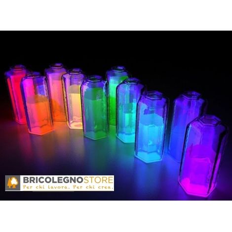 Pigmento colore fosforescente da 20 grammi per resina epossidica fai da te legno