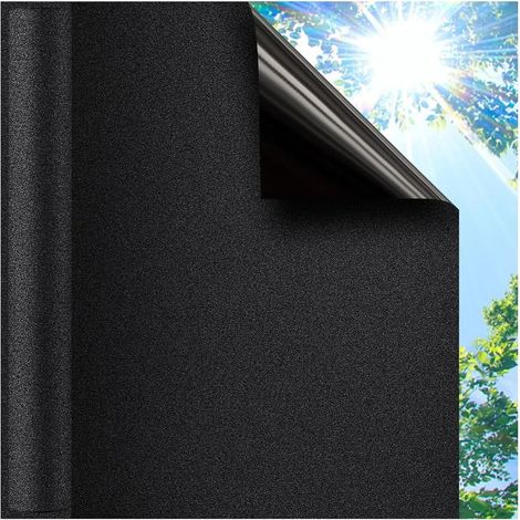 Film de fenêtre électrostatique 45 × 500 cm – film occultant pour vitrage – protection et anti-UV – sans colle – pour chambre et salle de bain (1/5)