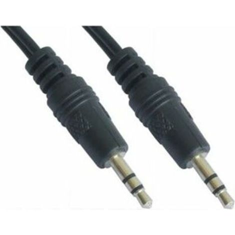 Cable Estéreo Nanocable 10.24.0105/ Jack 3.5 Macho - Jack 3.5 Macho/ 5m/ Negro (1/2)