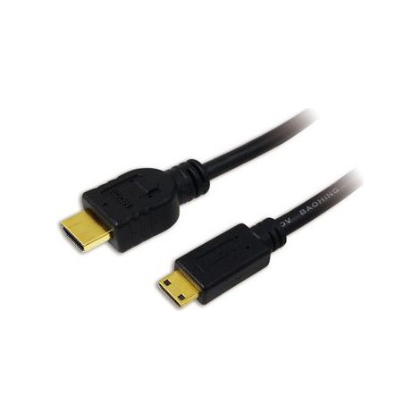 Cable LogiLink 4K 30Hz Micro-D a HDMI A de 2 m - Perfecto para consolas y televisores 4K