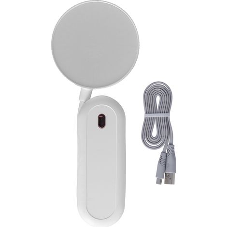 Lampe de bureau LED flexible avec variateur de luminosité, lumière d'ambiance 3 couleurs, pliable et rechargeable USB, blanc (1/5)
