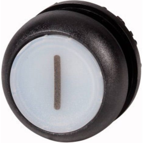 Bouton-poussoir lumineux plat blanc I à accrochage EATON M22S-DRL-W-X1 (1/3)